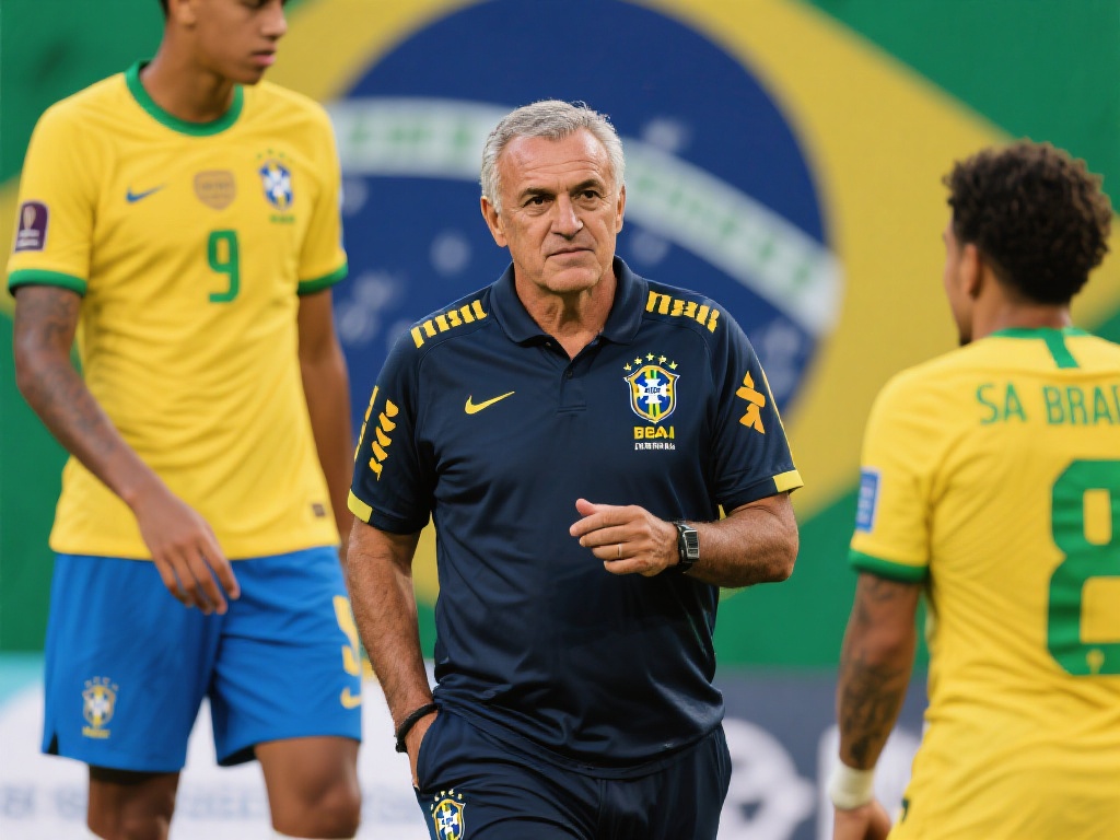 如今，在巴西队，他面对的将是由年轻球员与